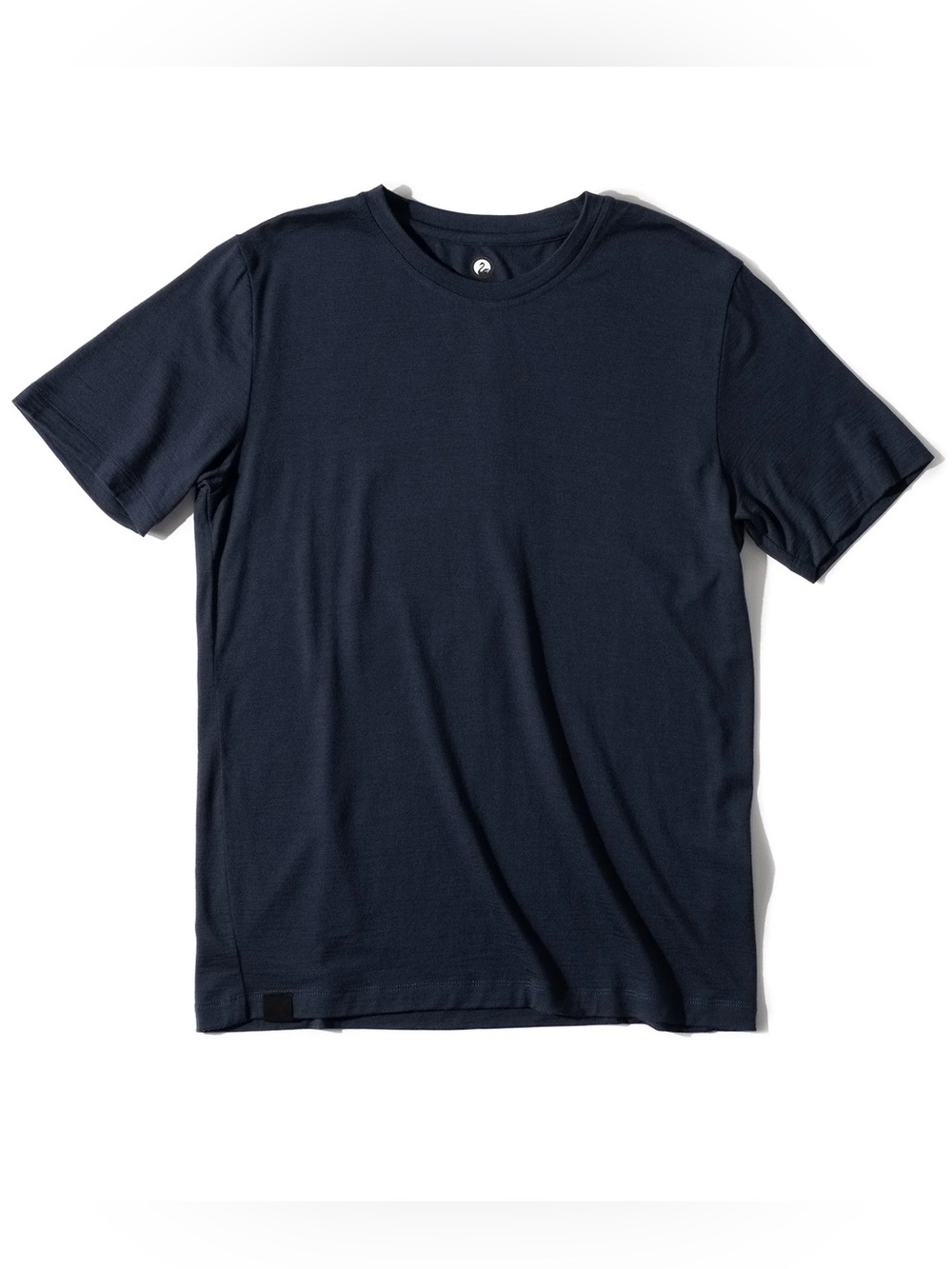 OUTLIER NYC  ULTRAFINE MERINO CUT TWO T-SHIRT DARK NAVY
